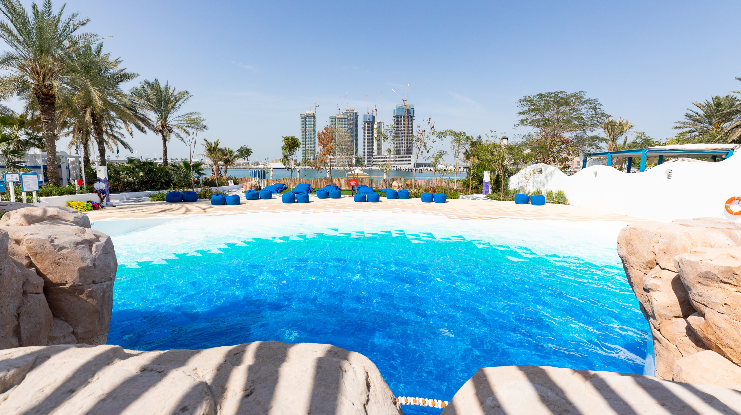 Image Children’s Wave Pool and Life Floor, Jungle Bay Waterpark, Dubai, UAE